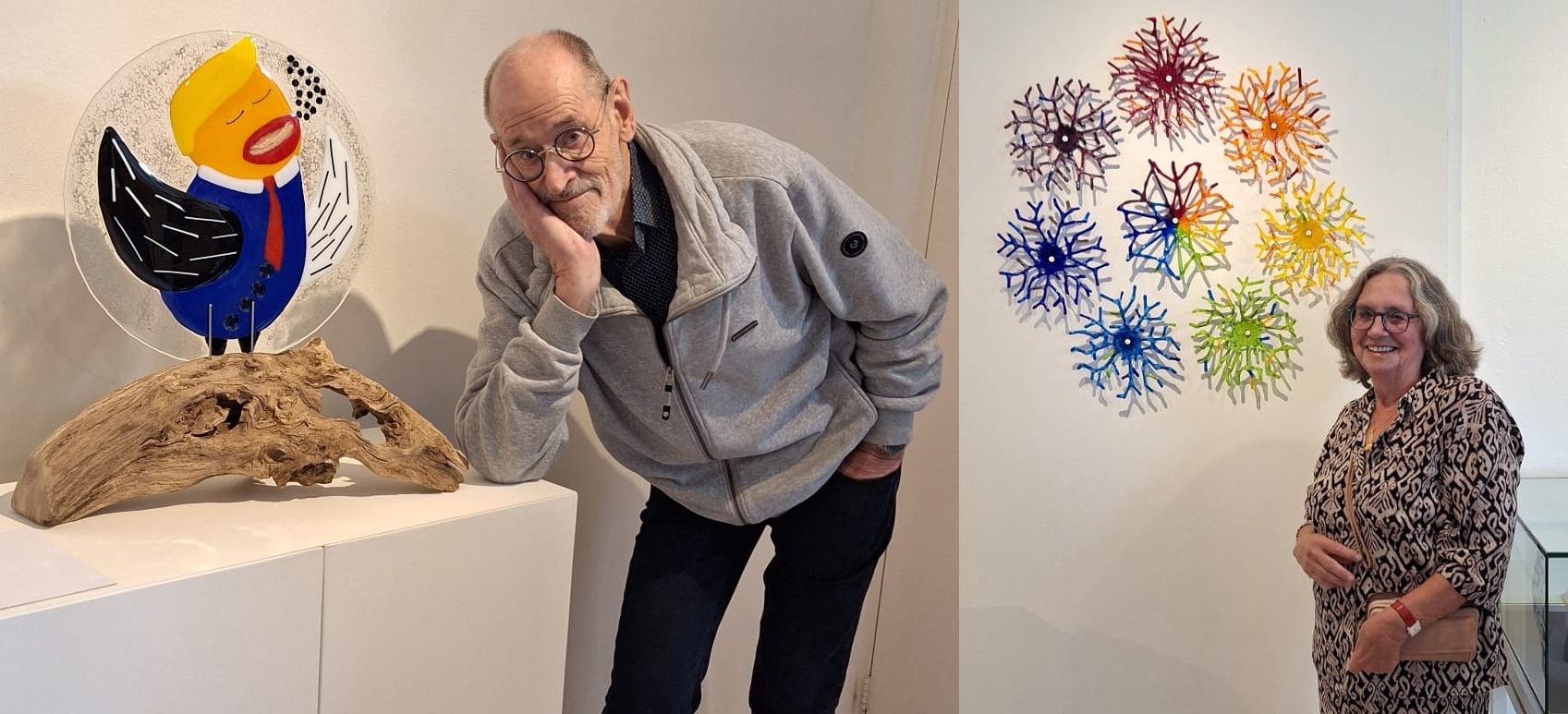 Manja en Hans Korving (Atelier Glasdingen)